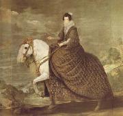 Diego Velazquez Portrait equestre de la reine Elisabeth (df02) oil on canvas